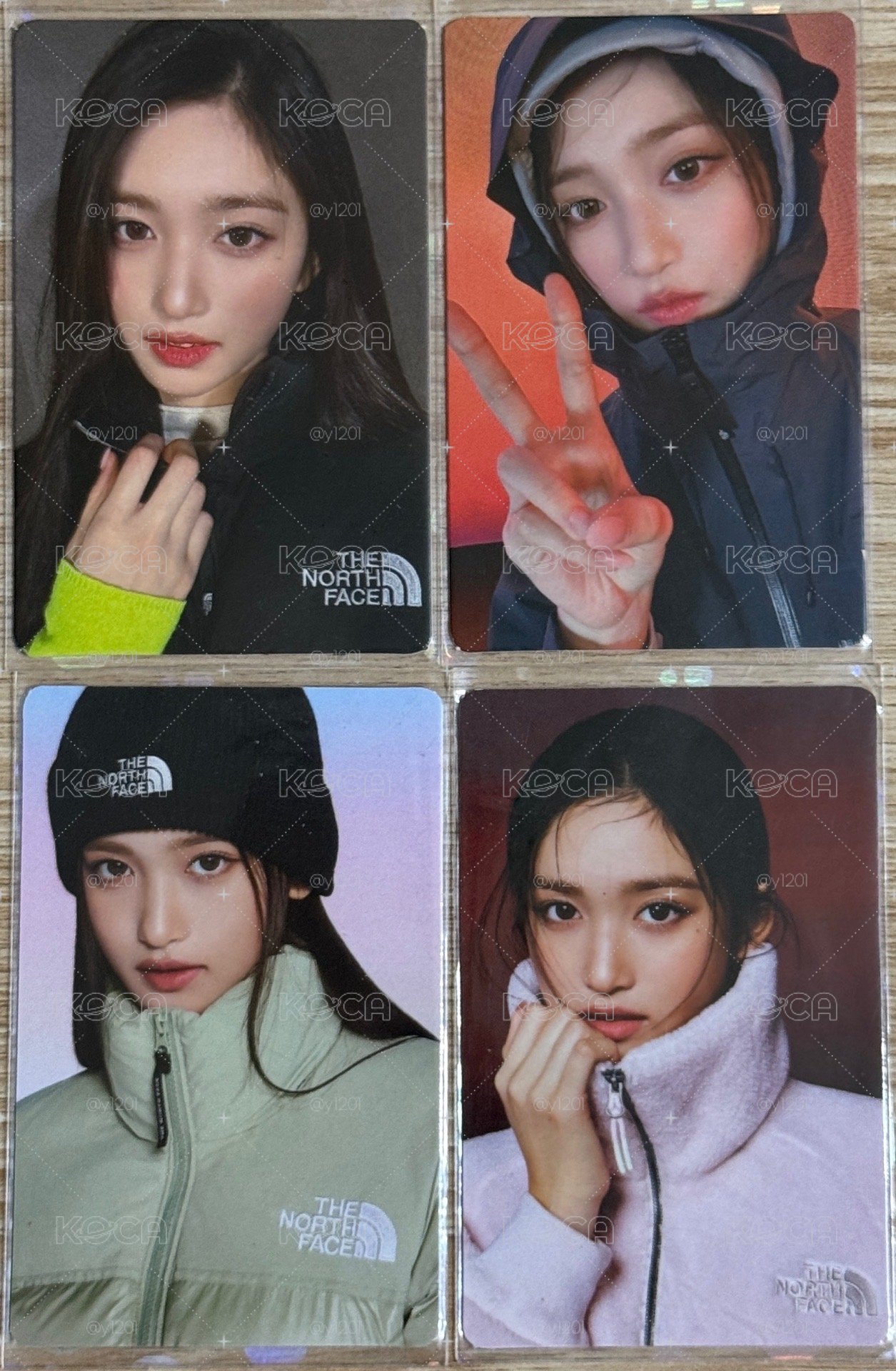 THE NORTH FACE 1.0 代言卡  一套