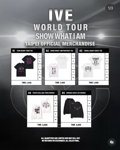 （有VIP優先購）IVE 場週 演唱會面交需私訊