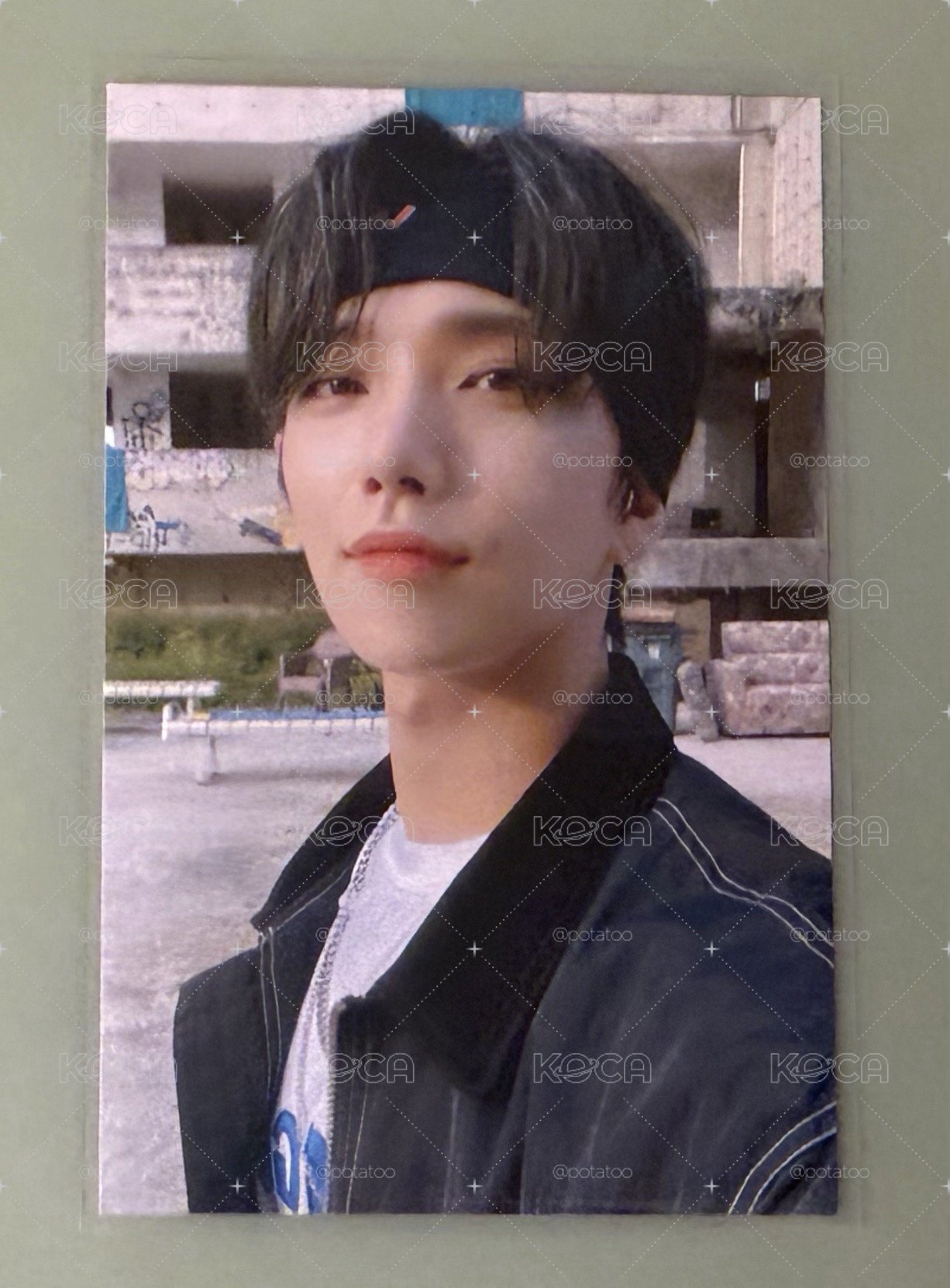 SEVENTEEN Mini7特典卡 Joshua 髮帶秀 直角