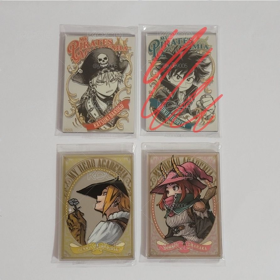 全新 僅拆檢／我的英雄學院 MHA 綠谷 爆豪 轟 上鳴 麗日 jump shop 原畫展 壓克力鏡面貼