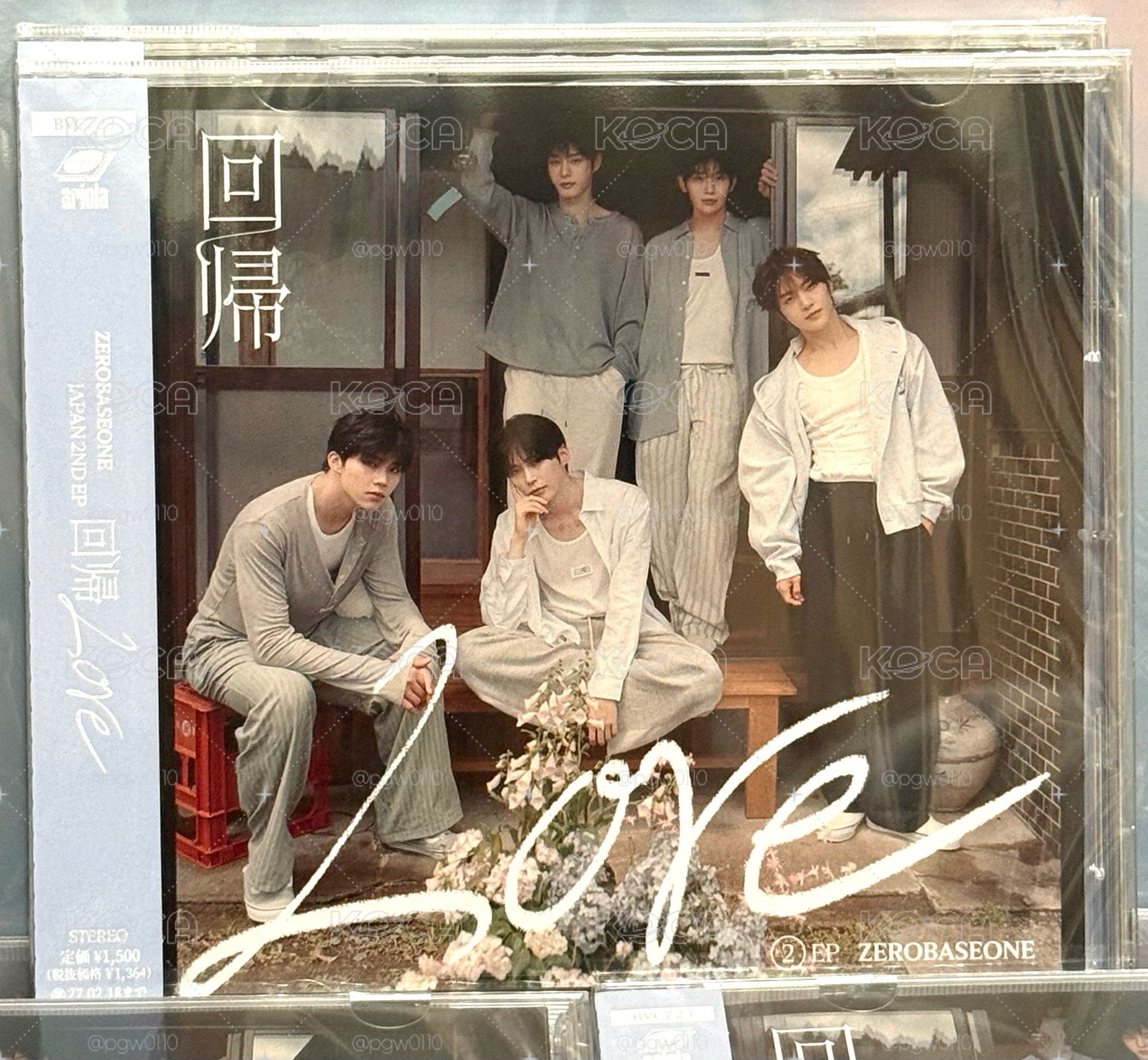 ZB1 日專 回帰LOVE🎐通常盤 未拆專 有特典