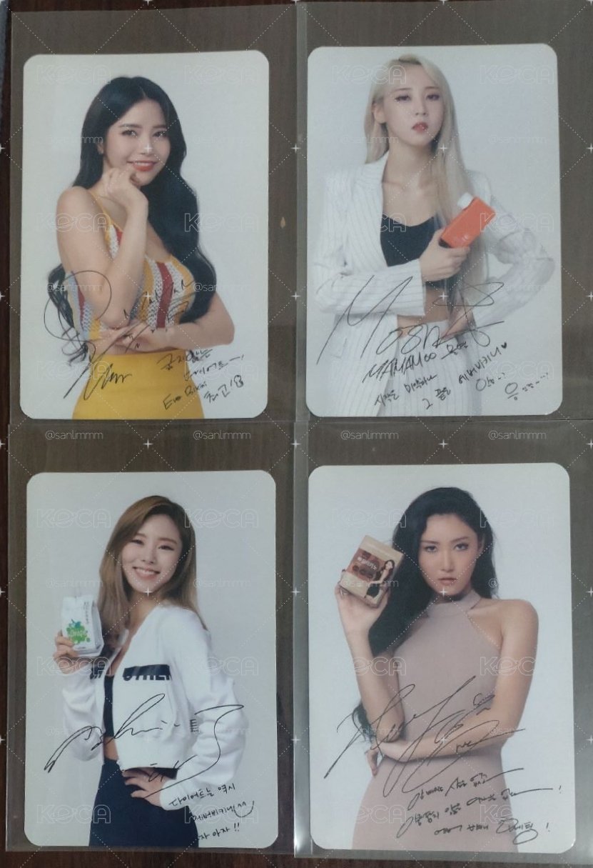 MAMAMOO Everbikini 代言卡