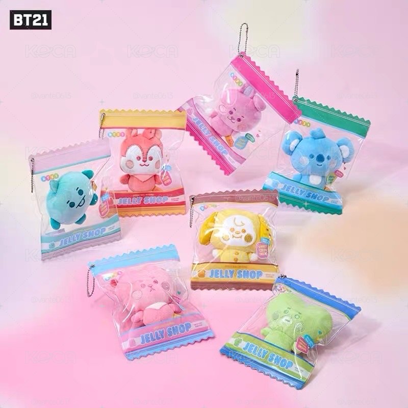 bt21 jelly shop吊飾🍬