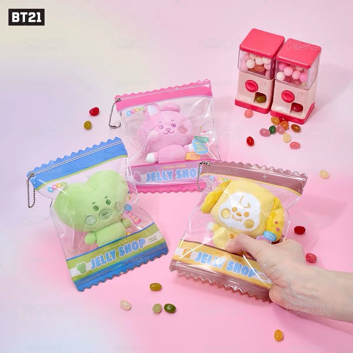 bt21 jelly shop吊飾🍬
