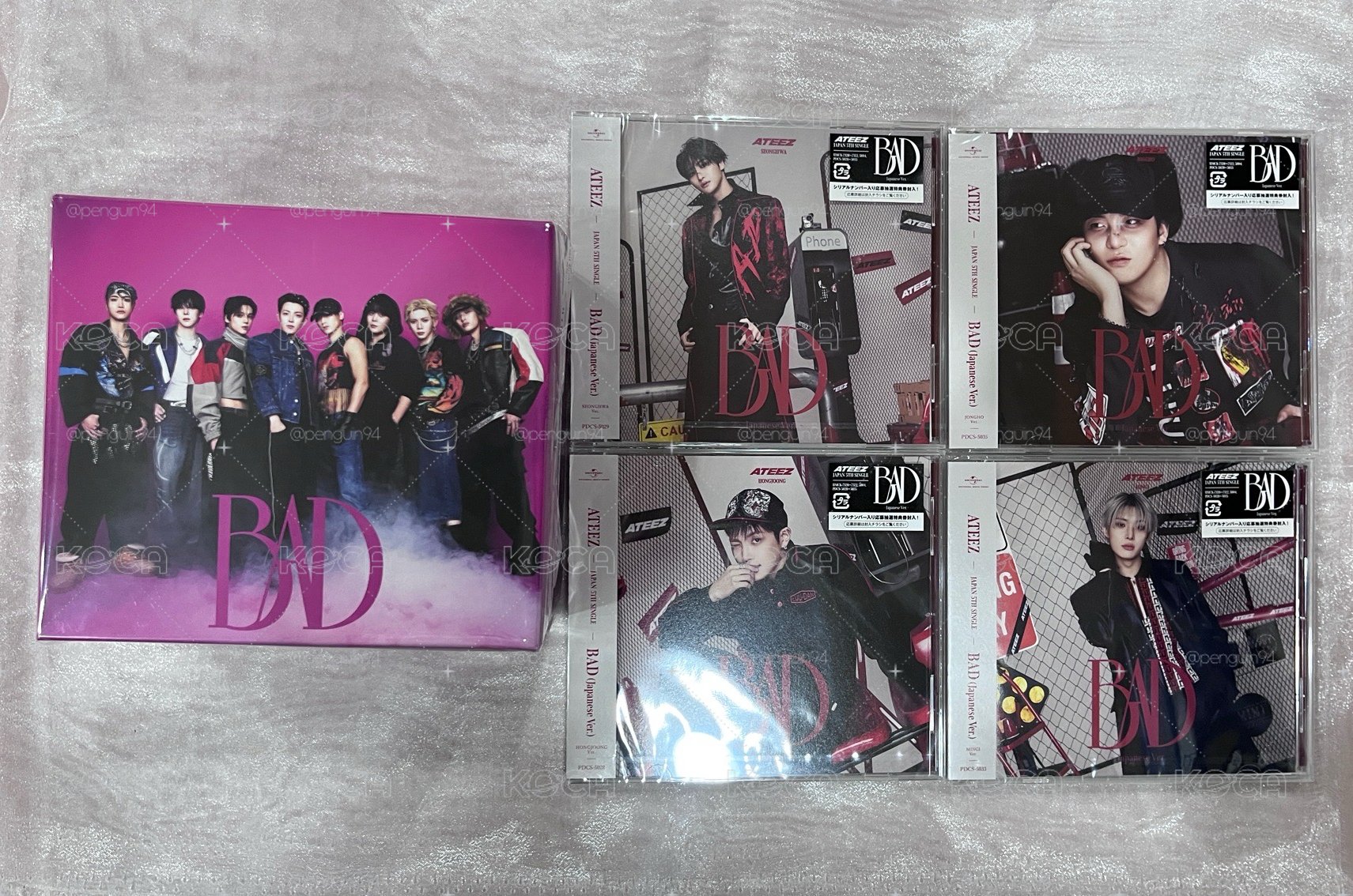 全新未拆！BAD (JP ver.) 專輯 MemberSolo盤 🐣星鍾