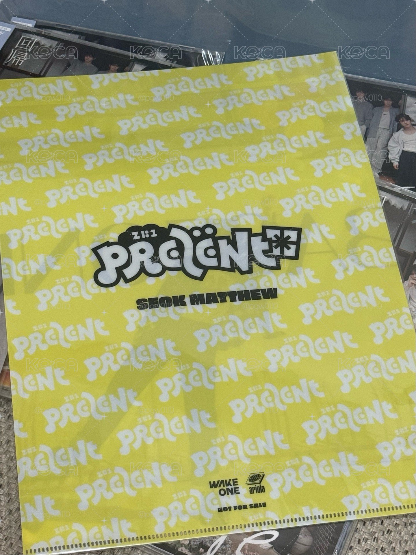 ZB1 日專 PREZENT🎁馬修 Sony 特典資料夾