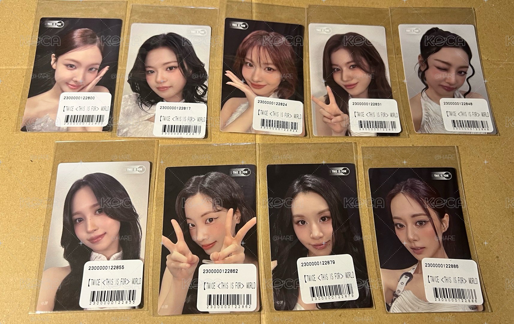 一番賞卡貼一套