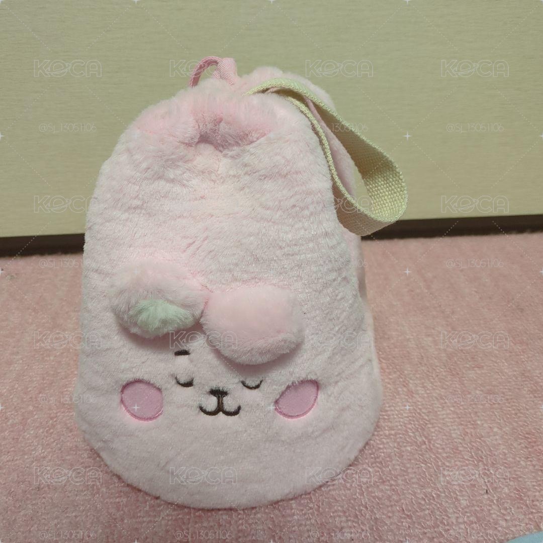 <BT21> Cooky 毛絨束口袋收納包