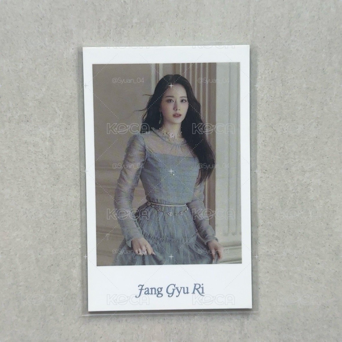 fromis_9 Gyuri DM wvs 特典卡 