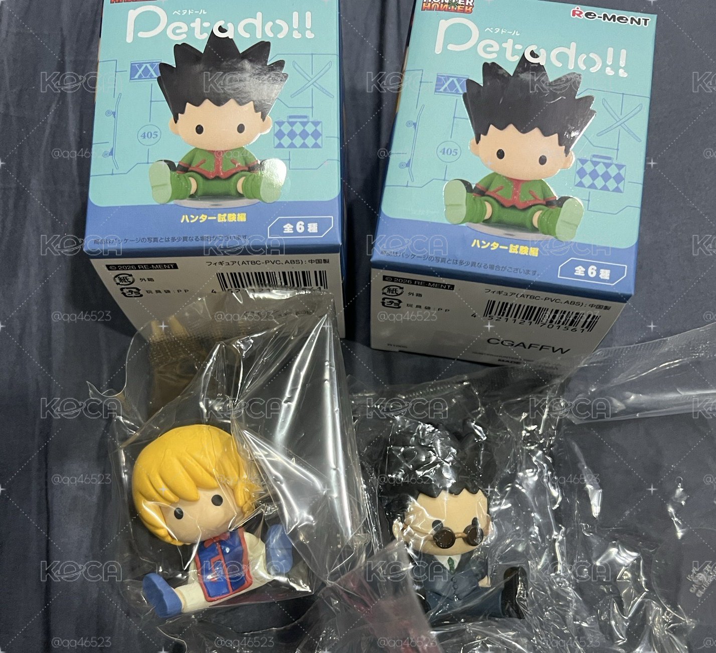 獵人 酷拉皮卡 雷歐力 petadoll 豆豆眼公仔 RE-MENT