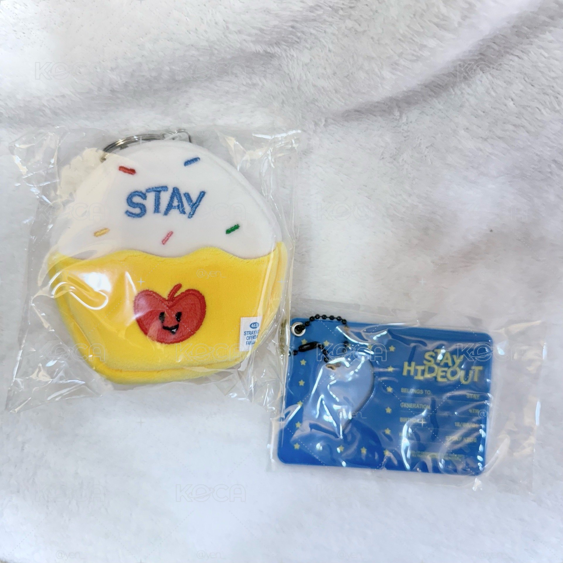 SKZ 四期會員禮 娃包+卡套