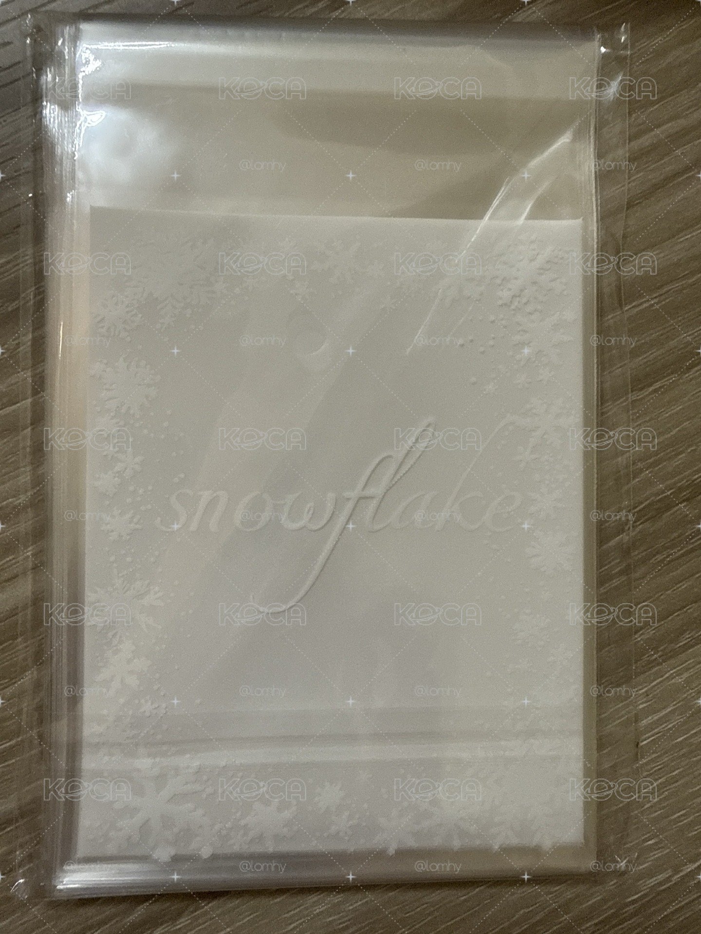 雪花自黏袋