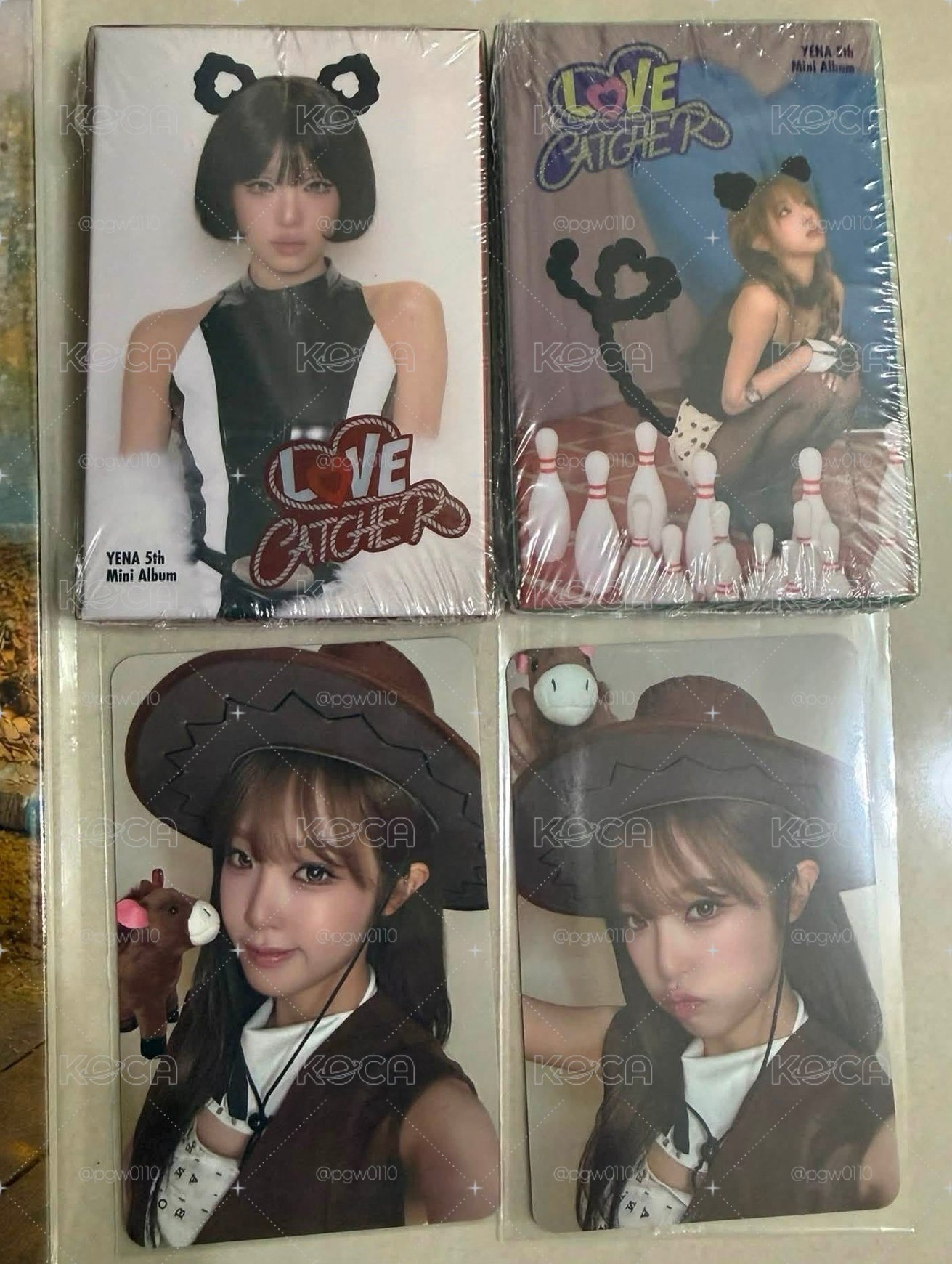 YENA 崔叡娜 mini5 未拆電子專 ms牛仔女郎特典 （兩卡兩專）