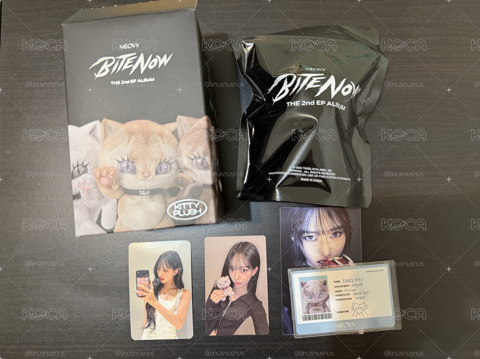 MEOVV BITE NOW Sooin 電子專 KITTY PLUSH ver. sw 2.0 幸運卡