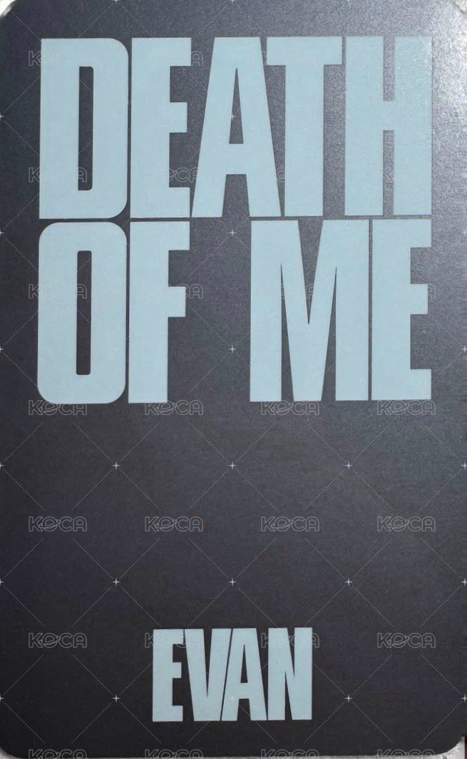 DEATH OF ME 專輯卡  背面