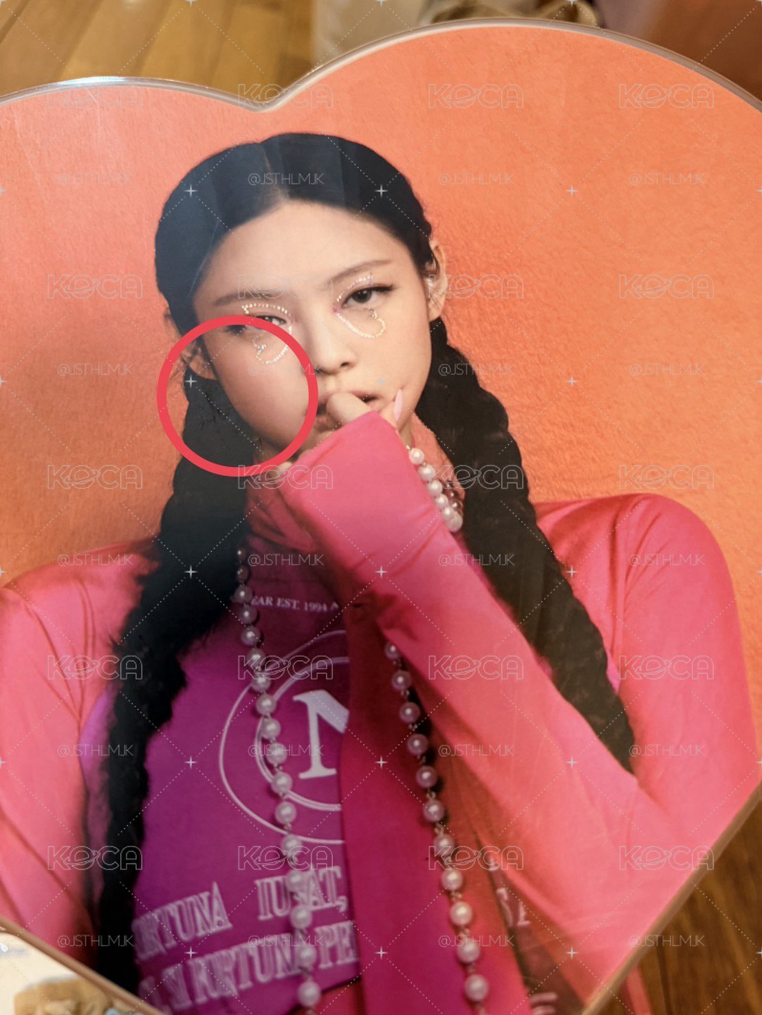 💙代友售JENNIE二巡扇子 手燈套