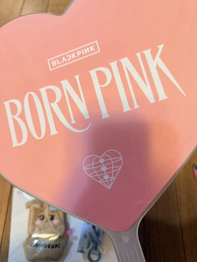 💙代友售JENNIE二巡扇子 手燈套
