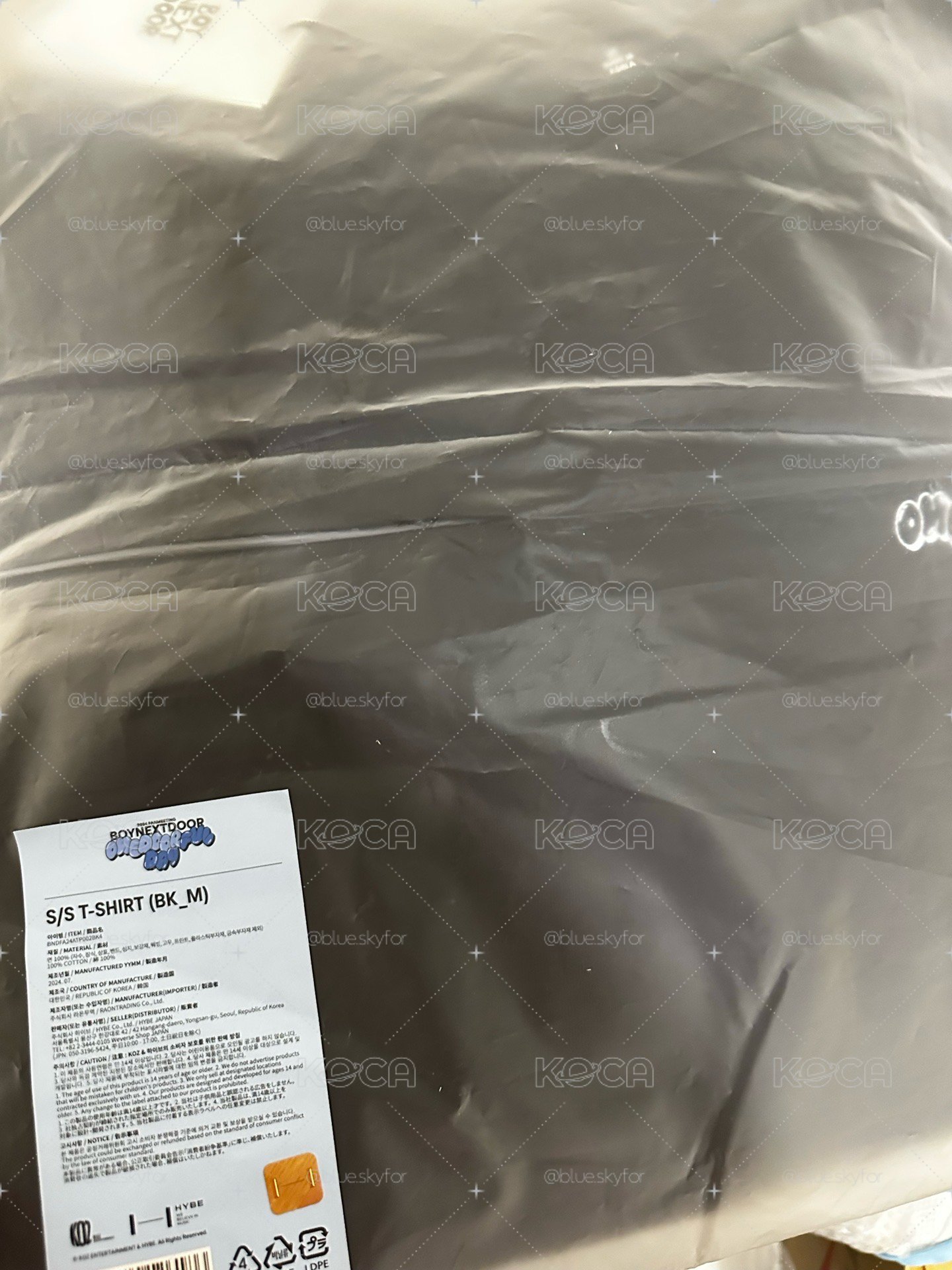 BND 24年飯咪黑T M碼 含卡