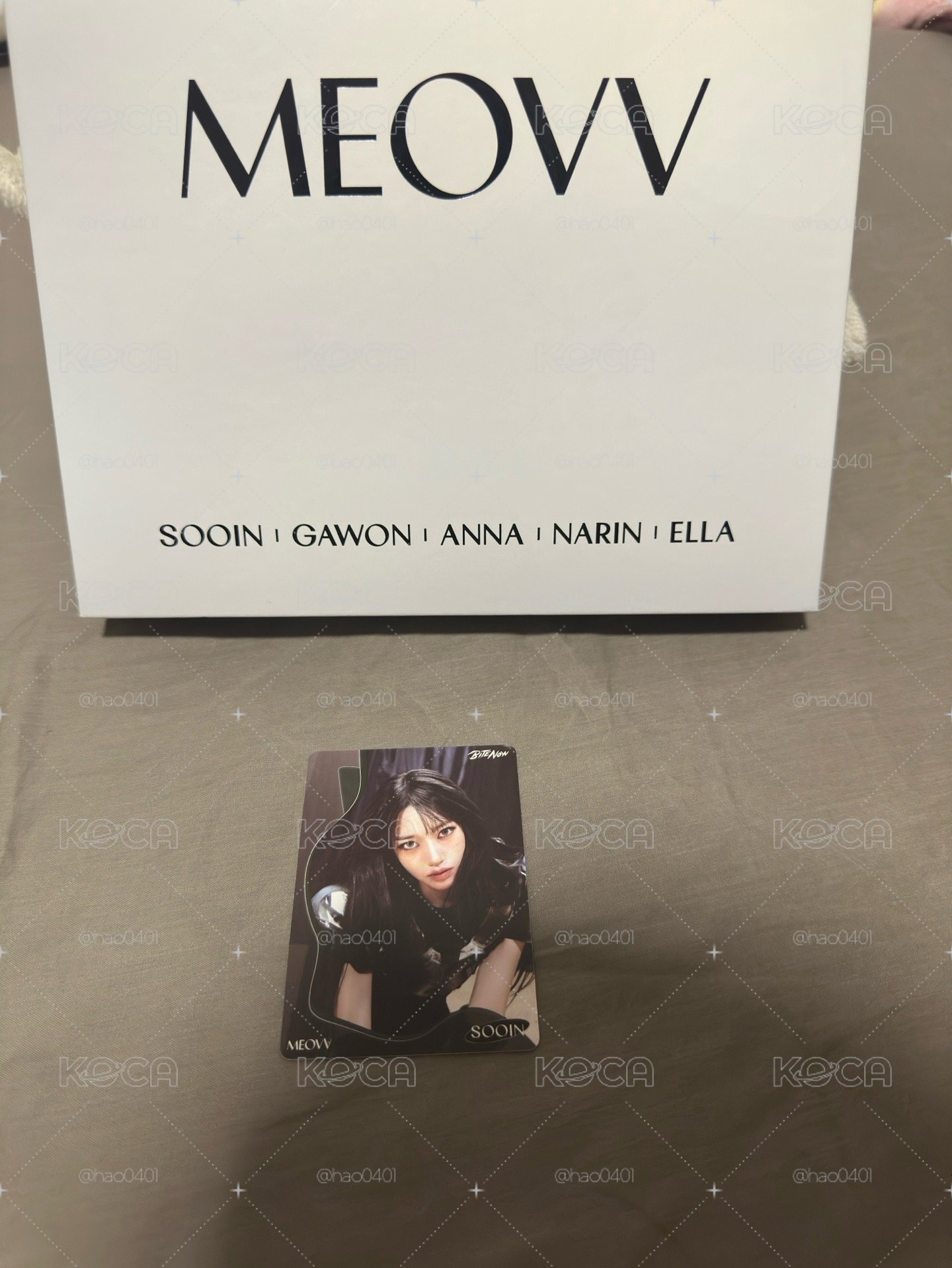 Meovv teleca Sooin 收藏卡