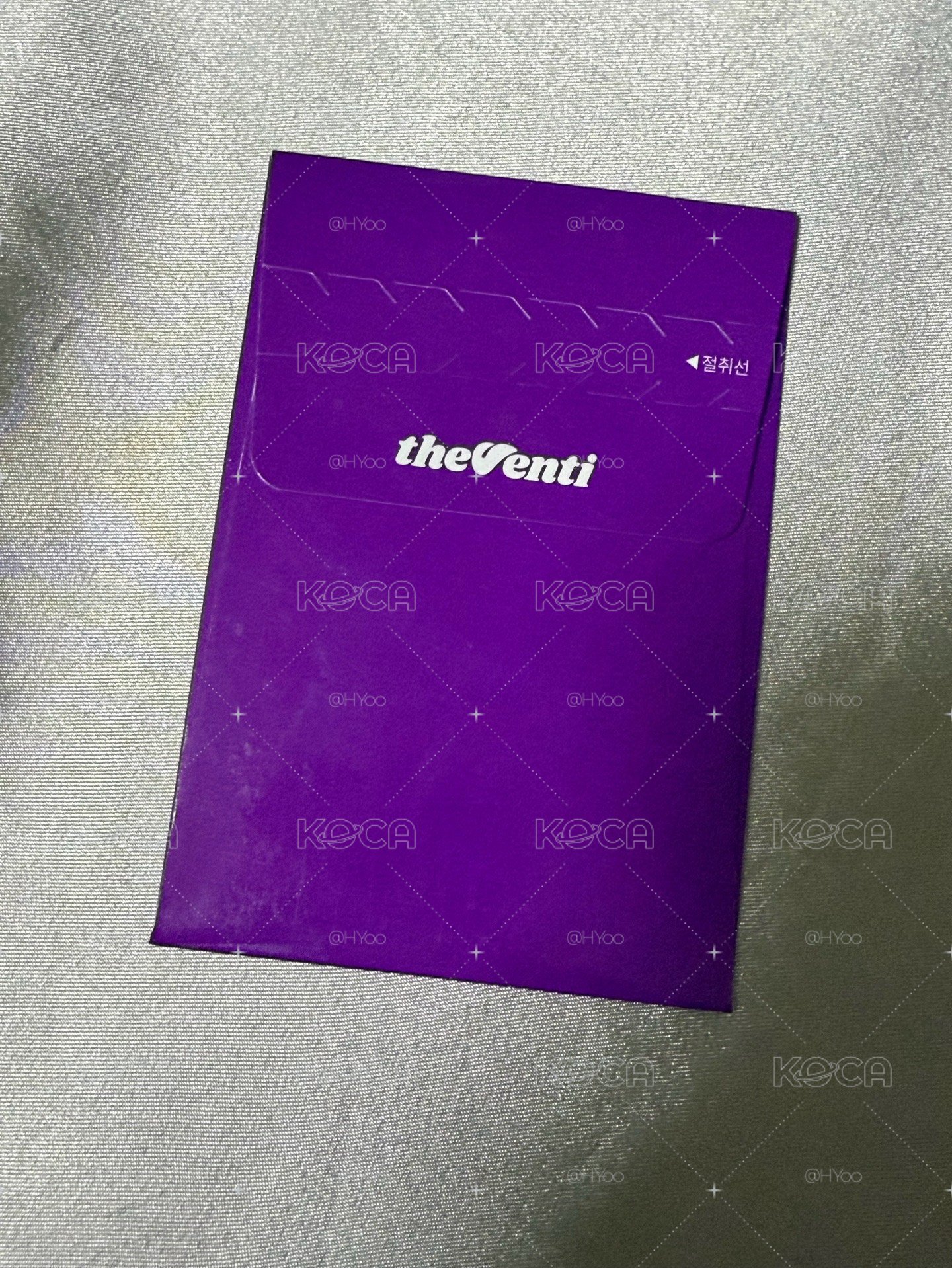 現貨，未拆！朴志訓 The Venti 代言卡 