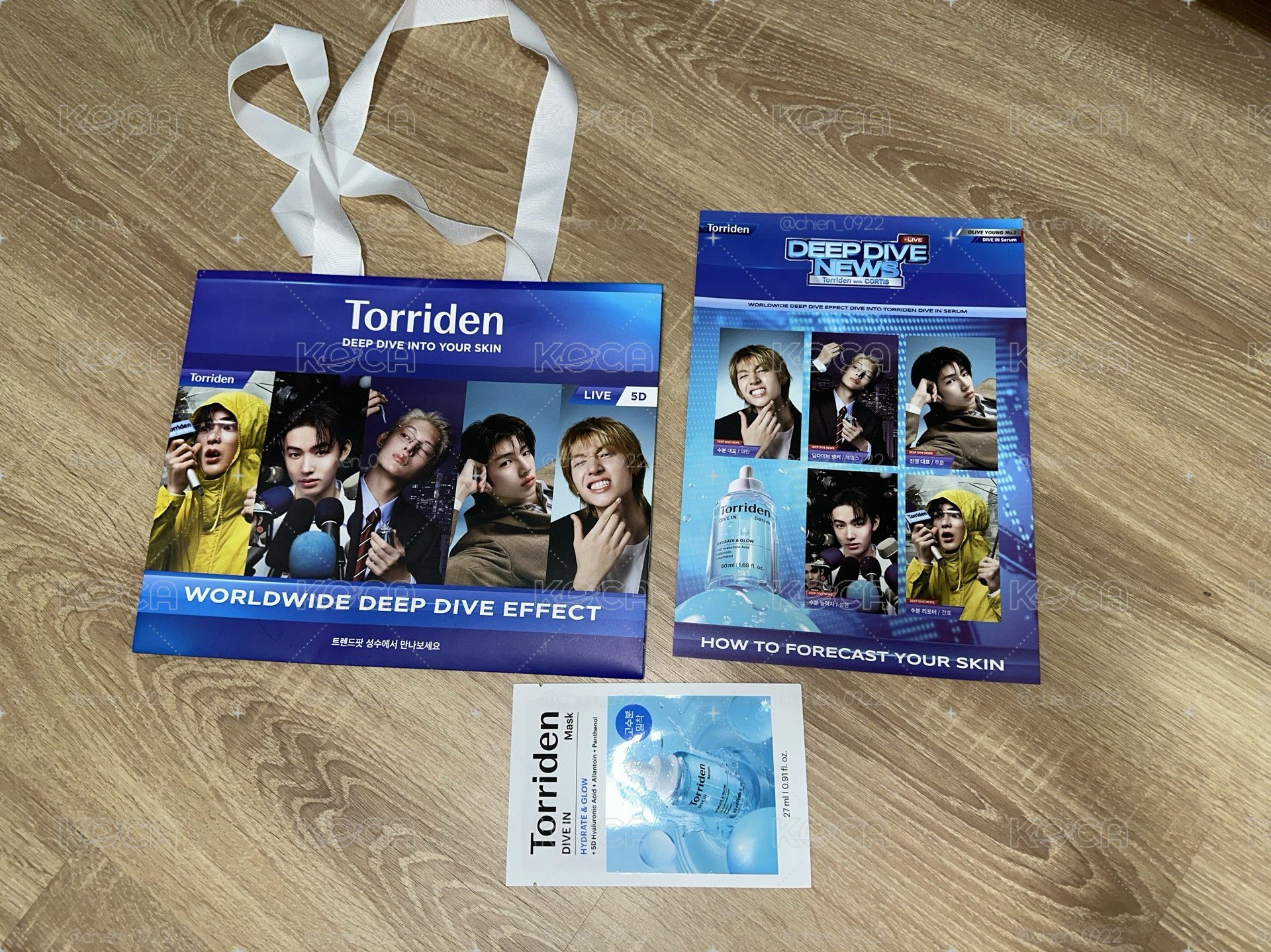Cortis Torriden 快閃店提袋+海報+面膜