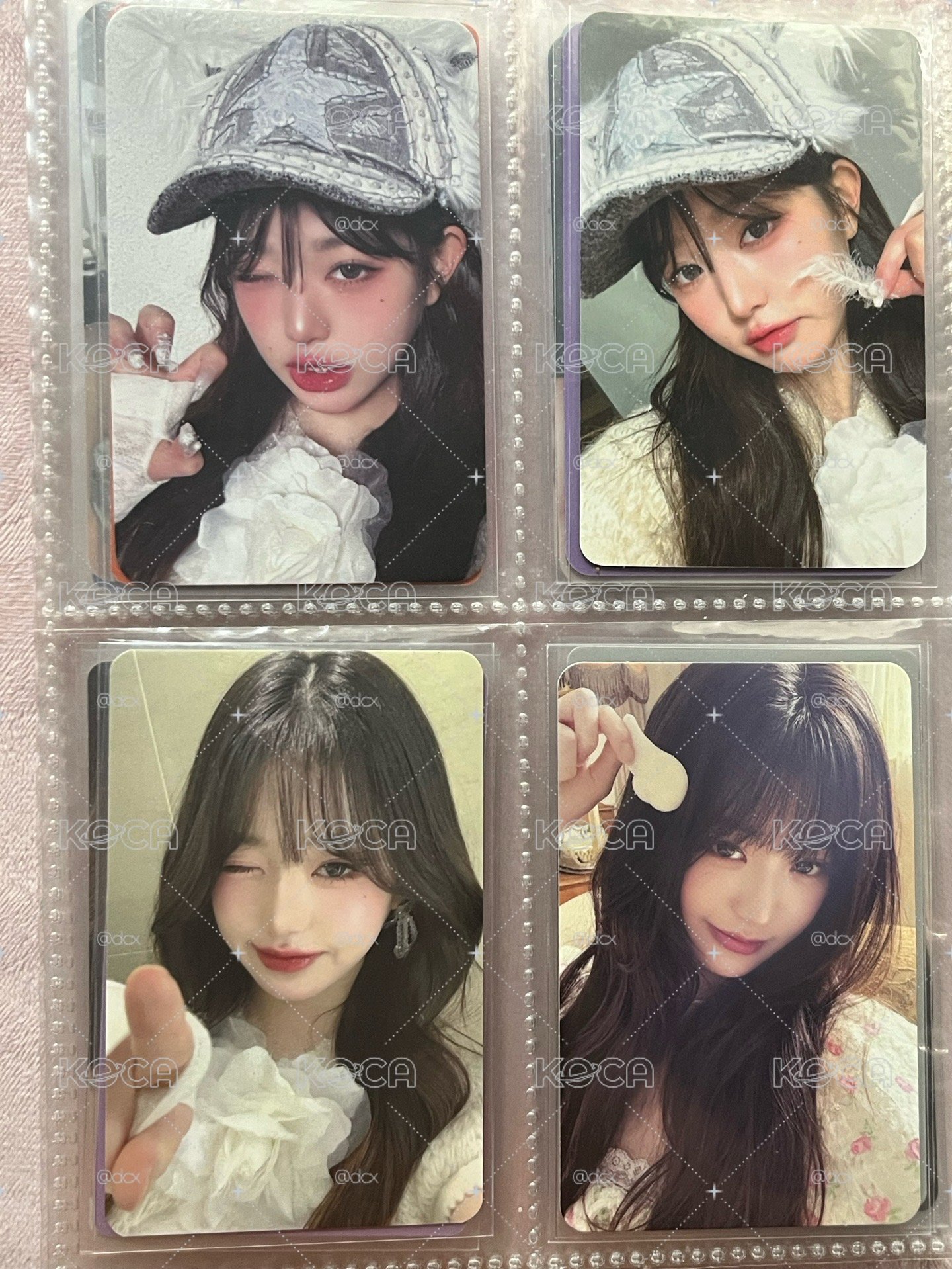 IVE 張員瑛 Wonyoung 絕美白色系四宮格小盤🤍
