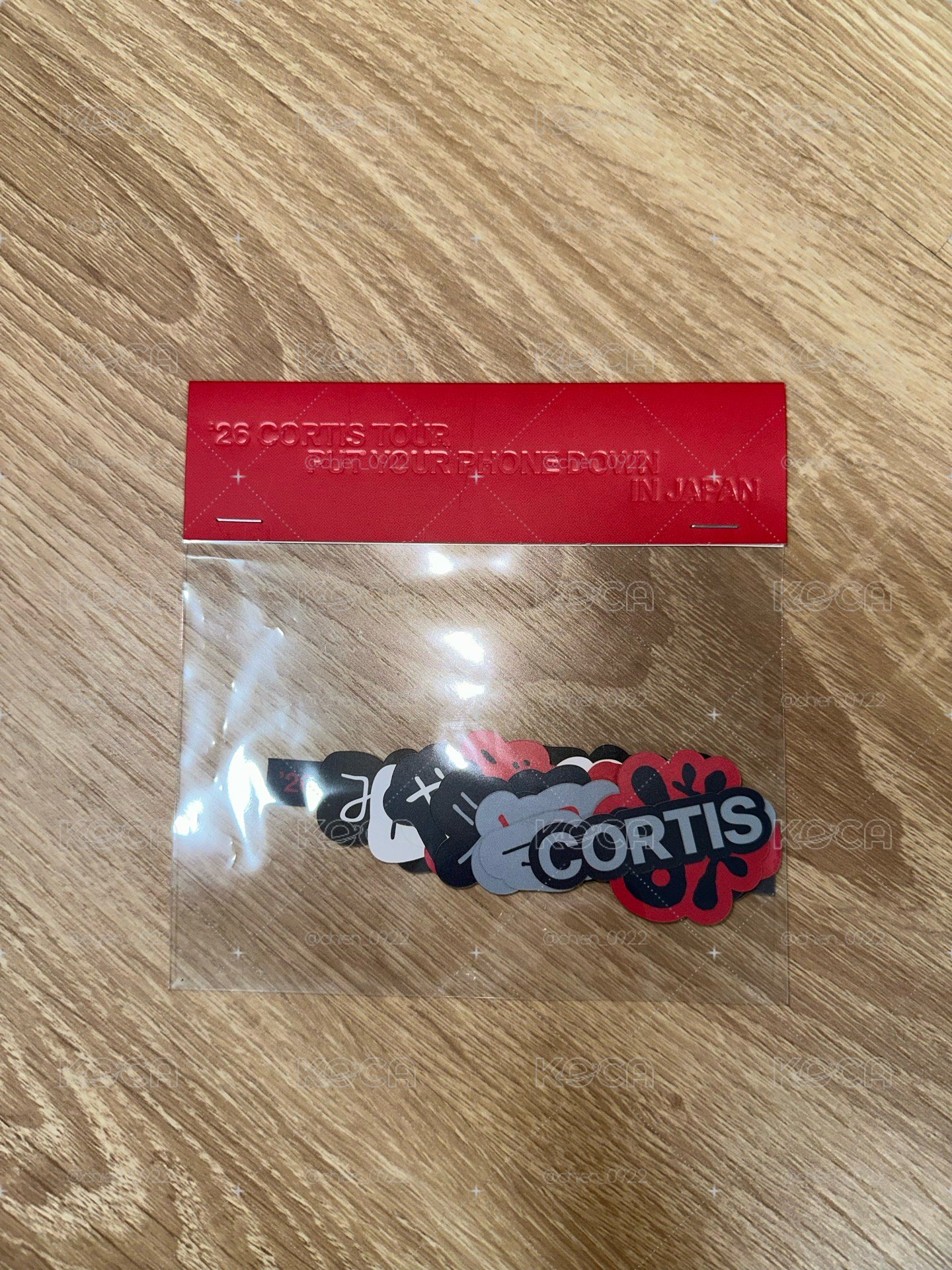 Cortis 日巡貼紙