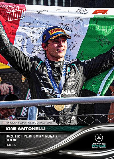 ⚡️Topps now F1 Formula 1 Kimi Antonelli 57 普卡
