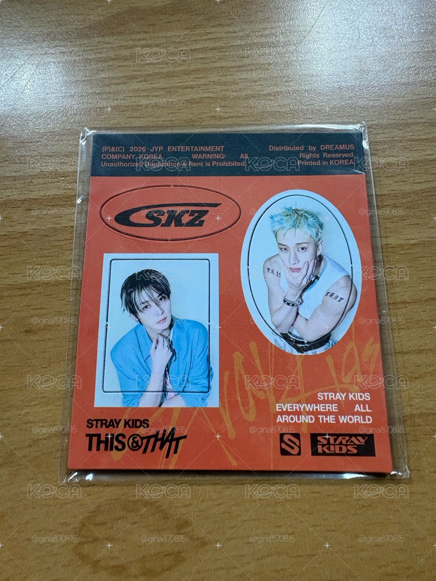 旻燦THIS & THAT 磁鐵 THAT ver.