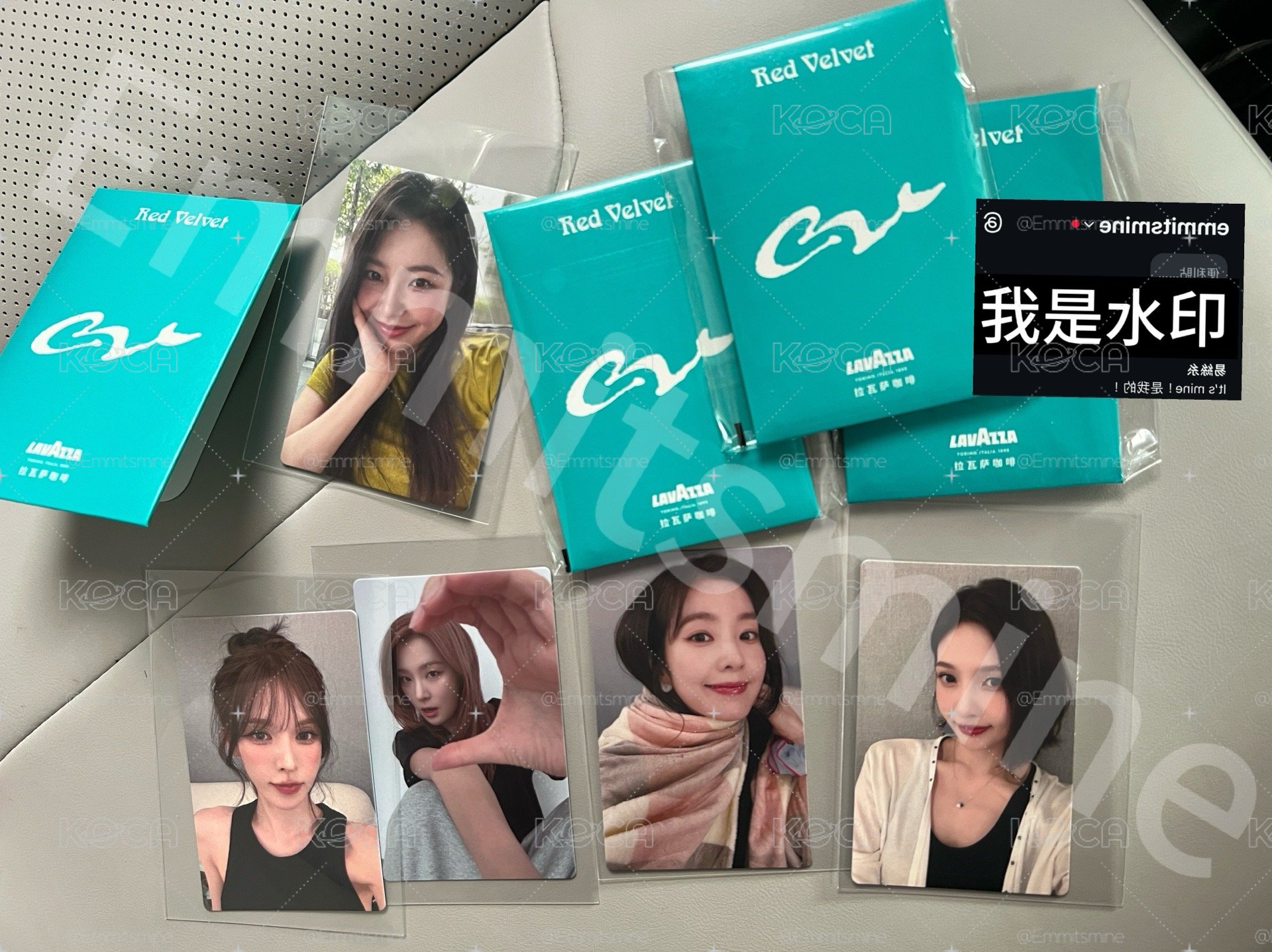 【預】【實拍 下標不砍單】大陸限定 Red Velvet LAVAZZA拉瓦薩咖啡 小卡裴珠泫姜澀琪孫勝 樸秀榮金藝琳 