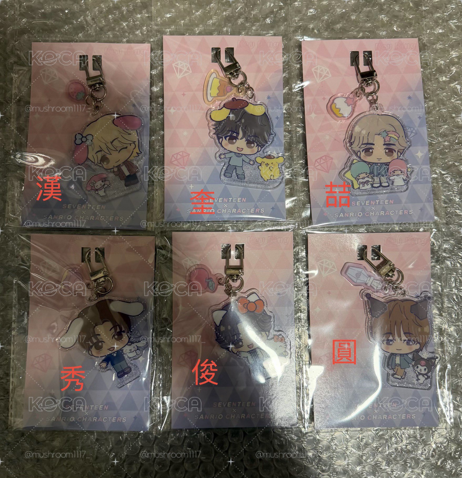 現貨 全新未拆 SEVENTEENx三麗鷗 周邊