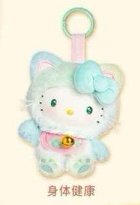 吊娃 三麗鷗 Hello kitty 喵喵賜福系列搪膠毛絨捏捏樂 盲盒 身體健康 