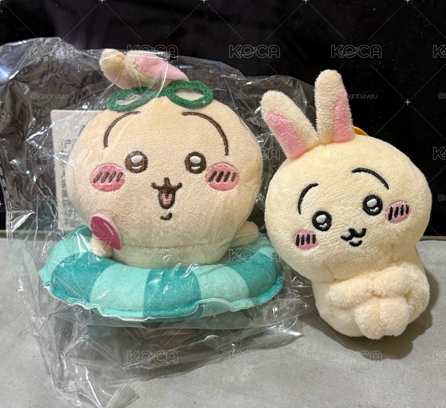 泳圈兔+扭蛋坐姿兔