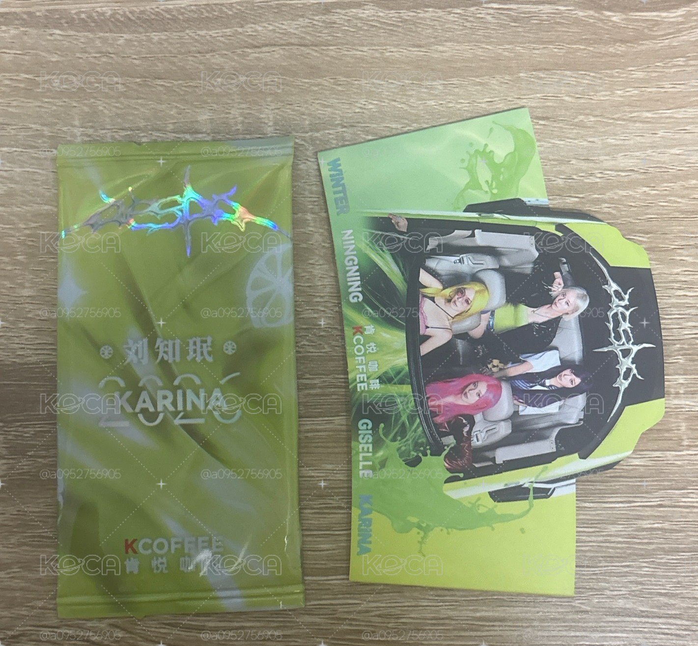 （未拆含杯套）LEMONADE 肯悅 代言卡 