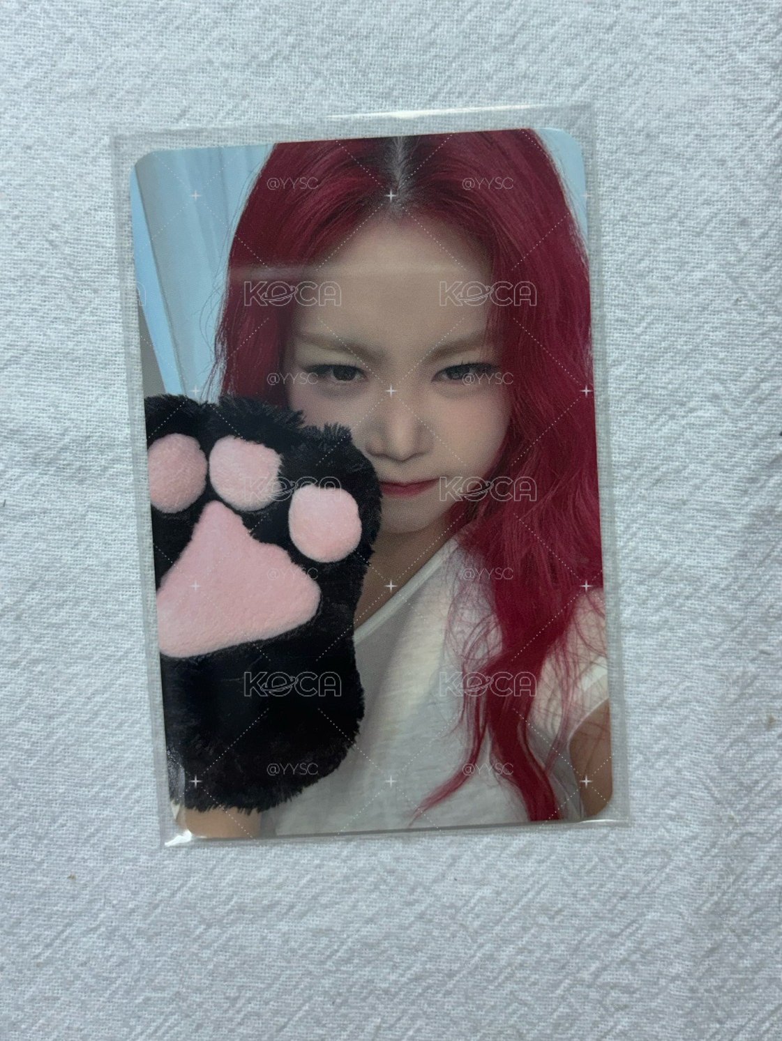 soojin BADITUDE k4 簽售卡 貓爪ver.