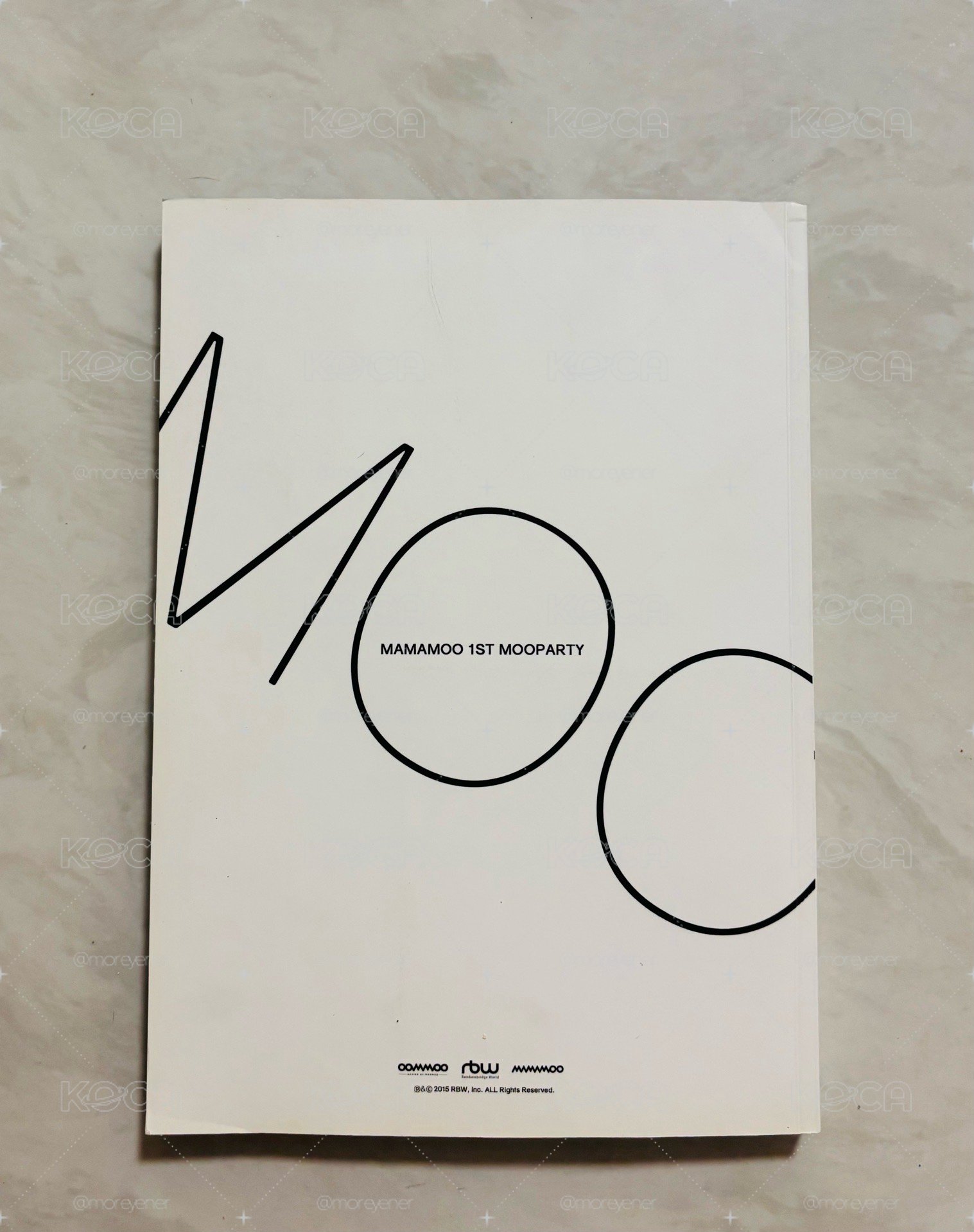 MAMAMOO 1st MOOPARTY 寫真書+DVD