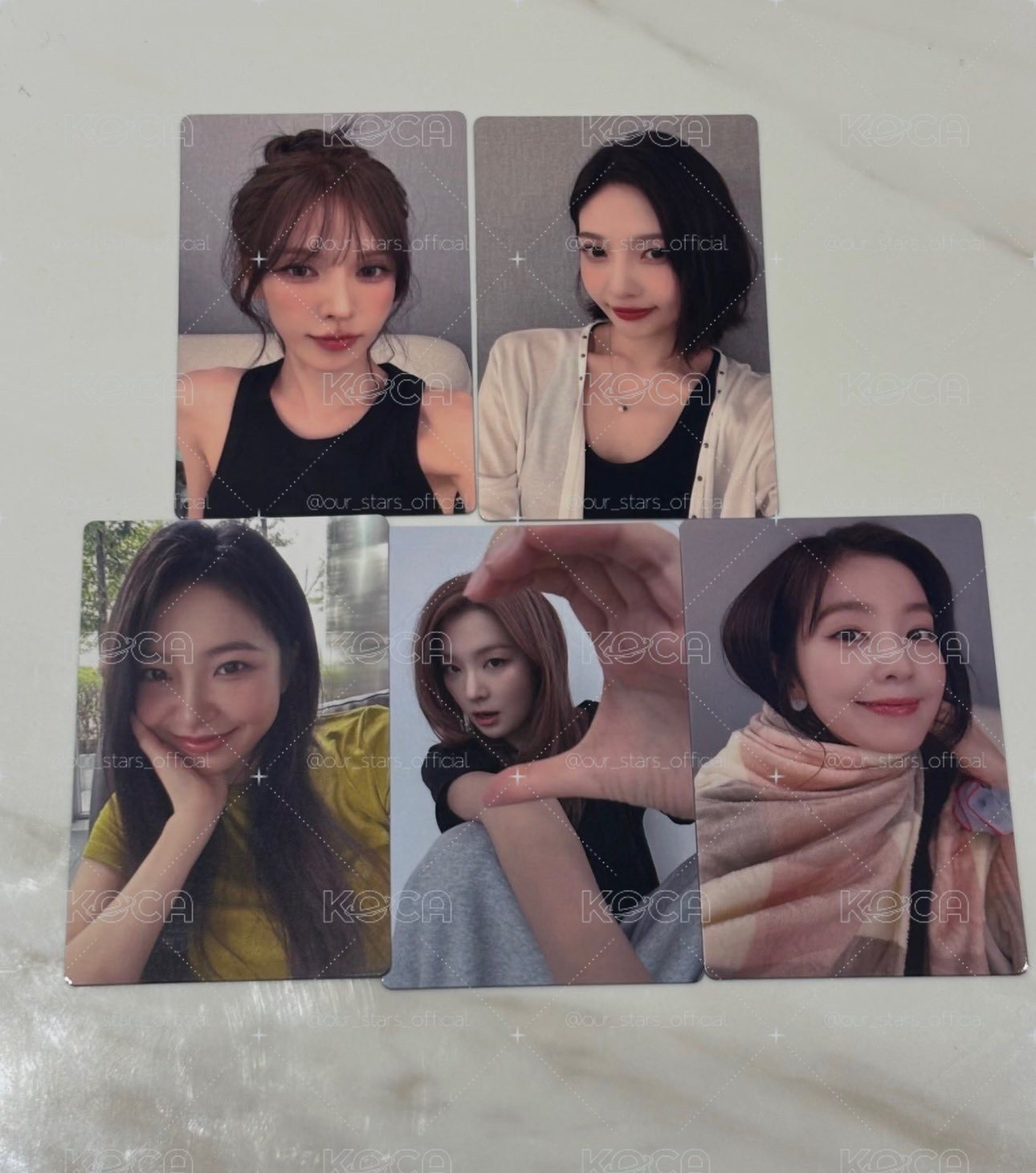 Red Velvet 中國 官方 Lavazza Coffee 拉瓦薩咖啡 小卡