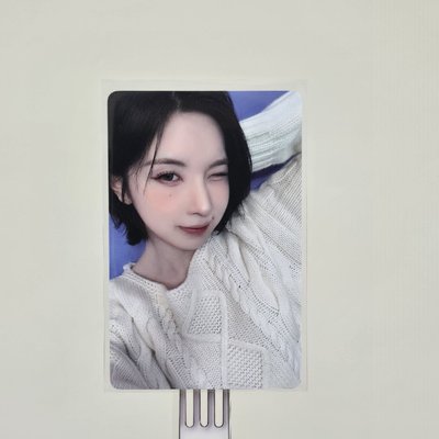 NMIXX 正規一BLUE VALENTINE KM合影簽售卡 BAE