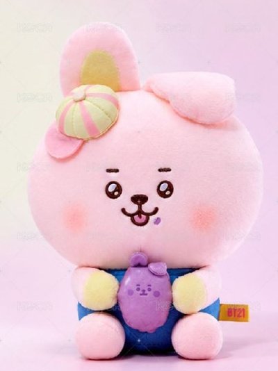 BT21 果凍COOKY坐姿娃娃