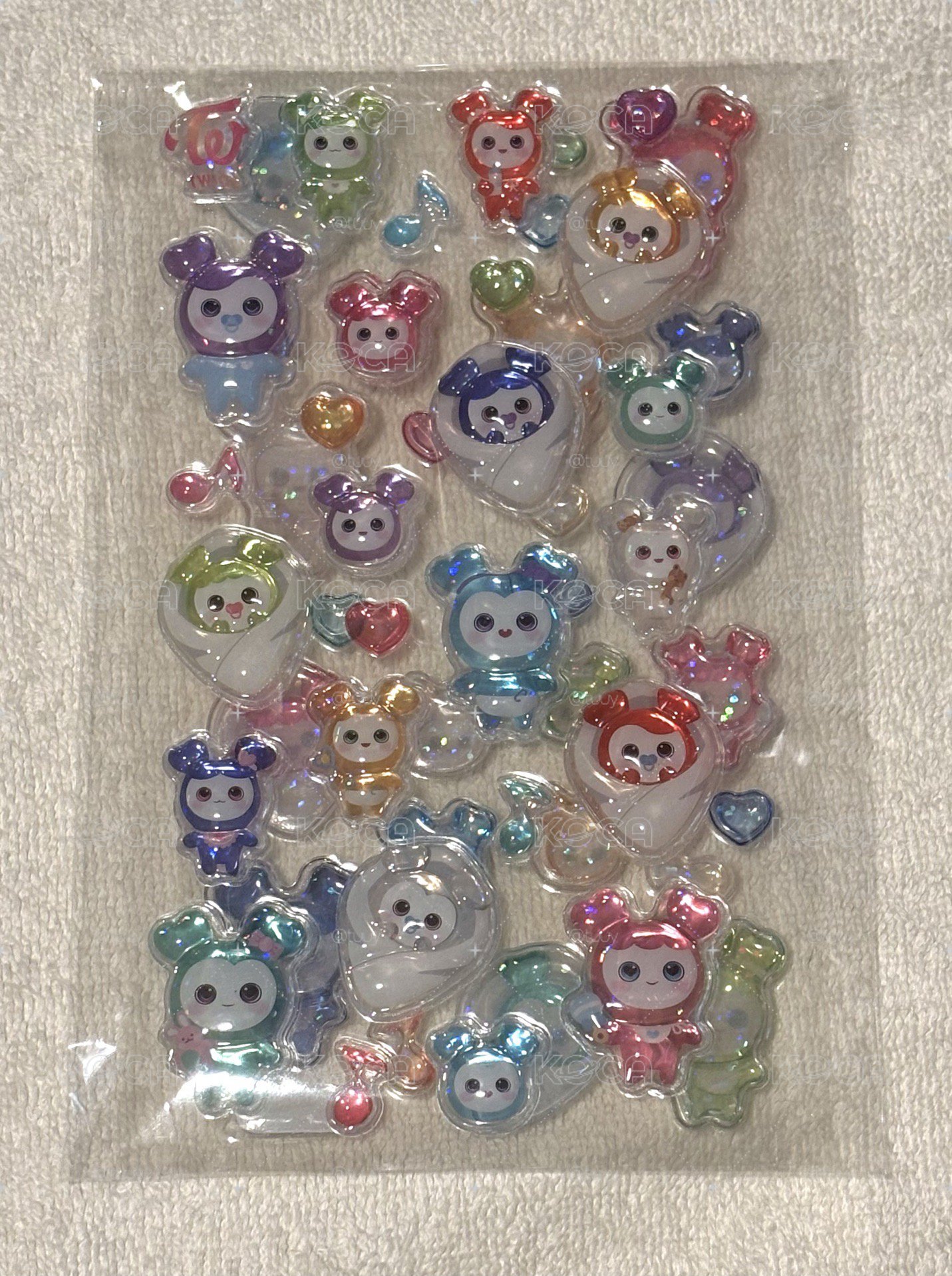 TEICE LOVEIY GIGO貼紙兩張