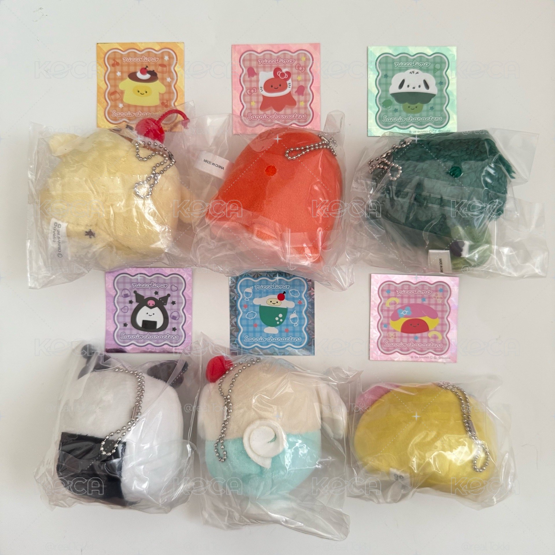 現貨 日本7-11限定 Niccolino x 三麗鷗 盲盒吊飾