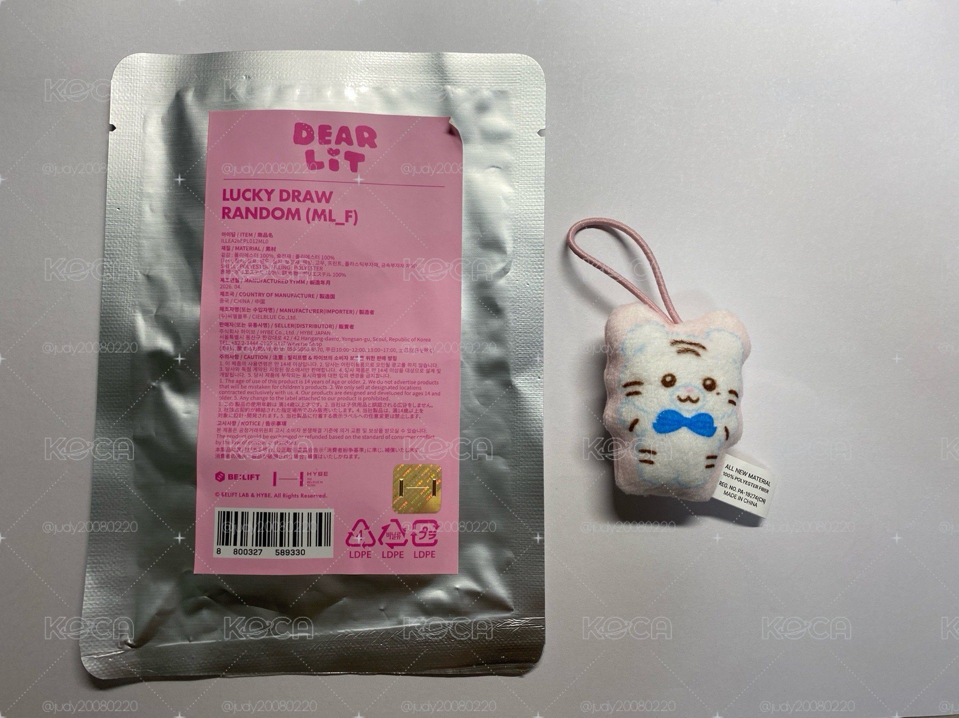 二週年紀念 BBAEKKO 吊娃 羽吊娃