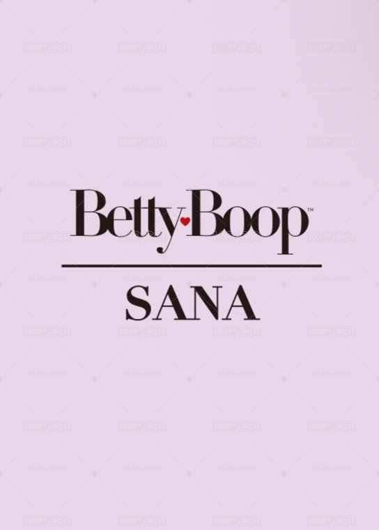 TWICE SANA×Betty Boop _ 線上團 無需二補