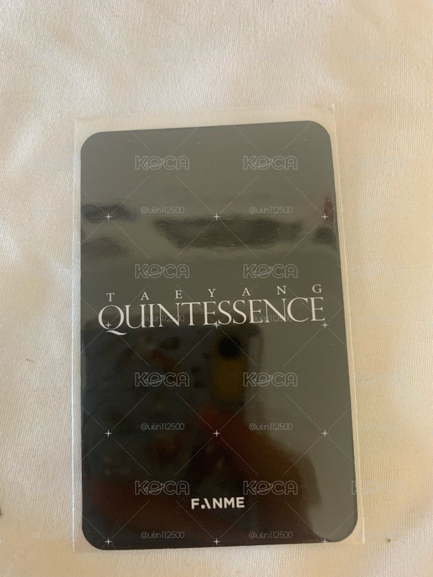 Taeyang太陽 - Quintessence台北線下簽售卡