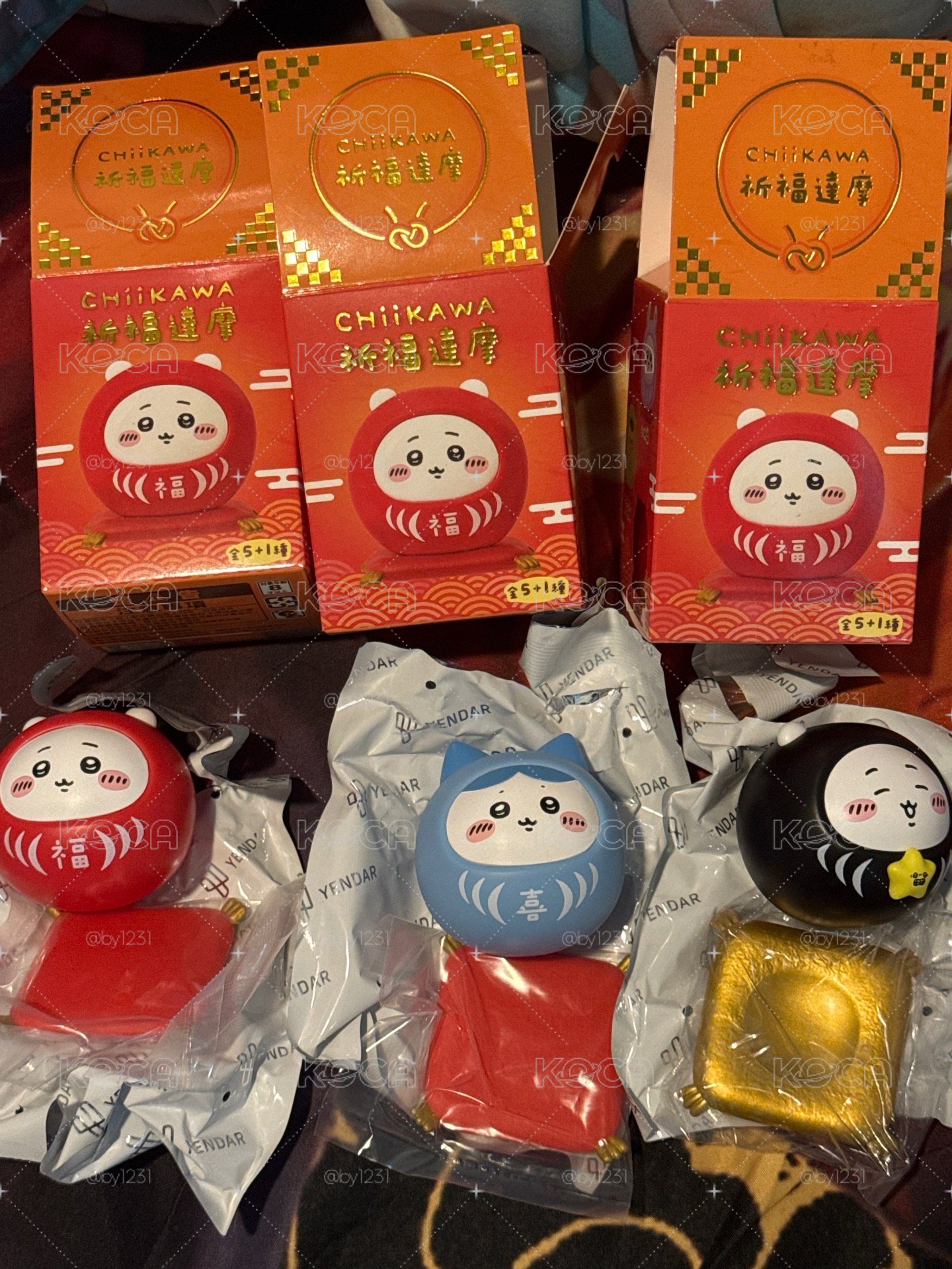 台灣限定 祈福達摩 公仔 吉伊 隱藏版 小八