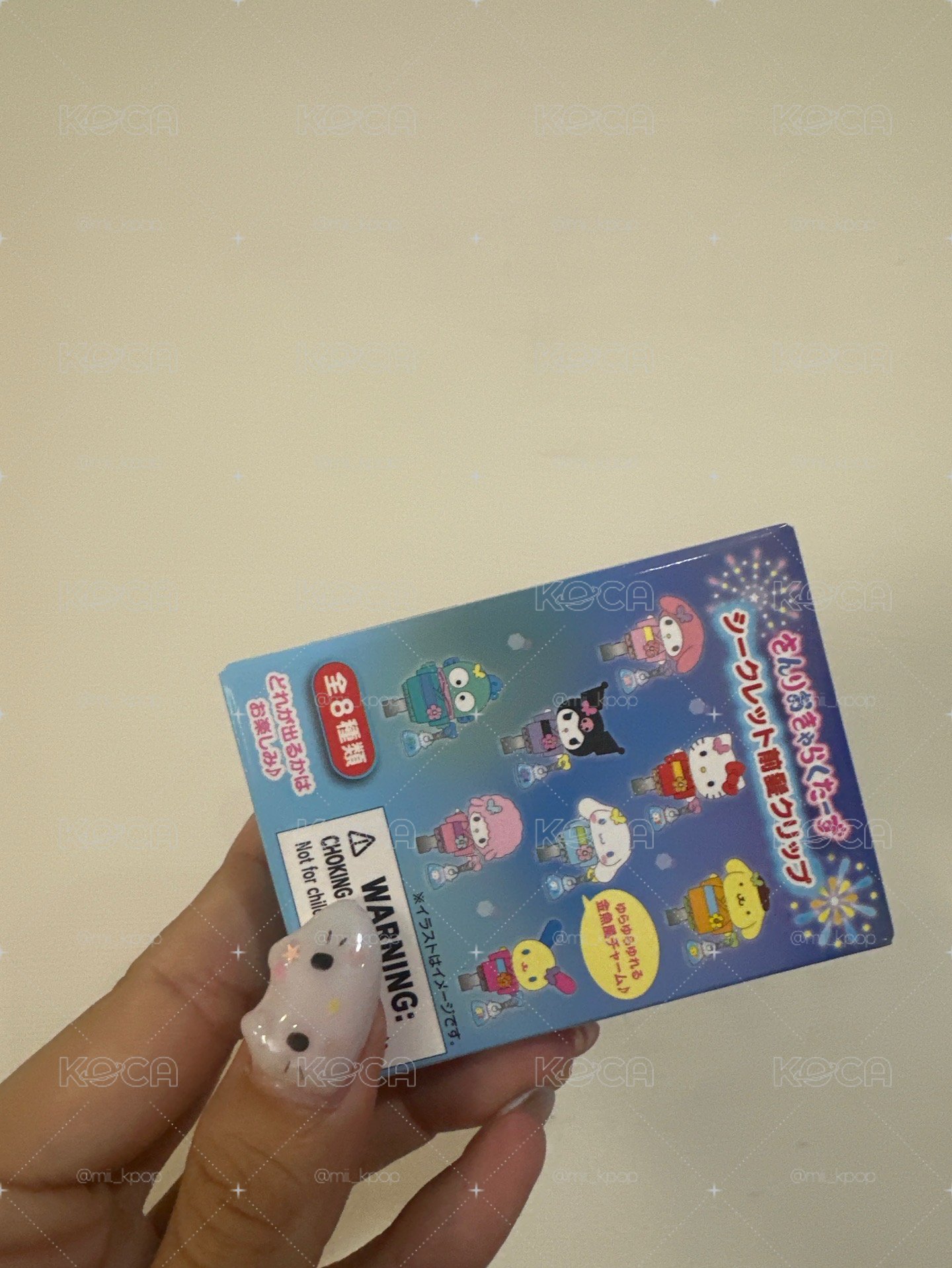 三麗鷗 花小兔 夏日花火節髮夾