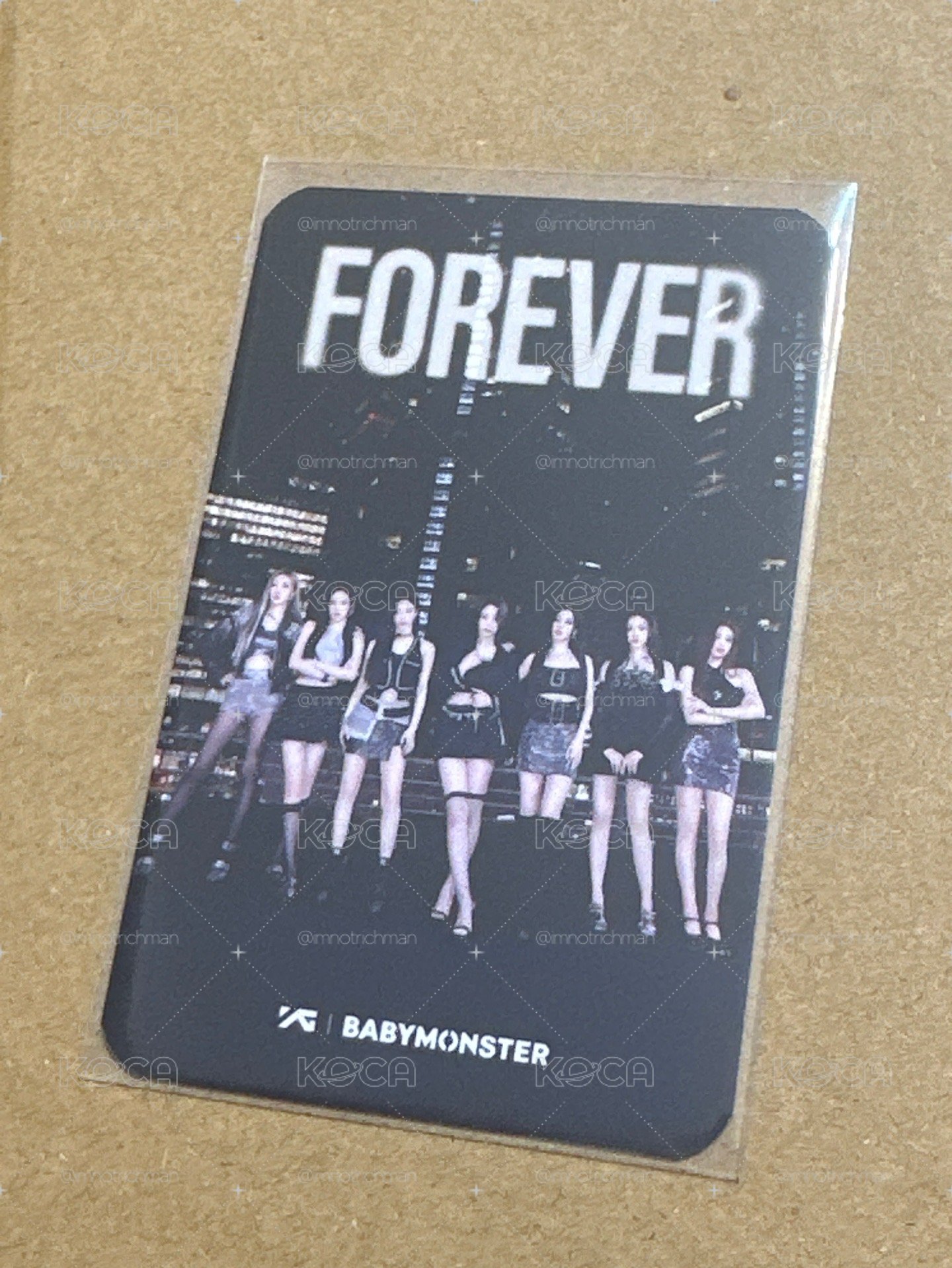 ［現貨］FOREVER 打歌卡號碼牌