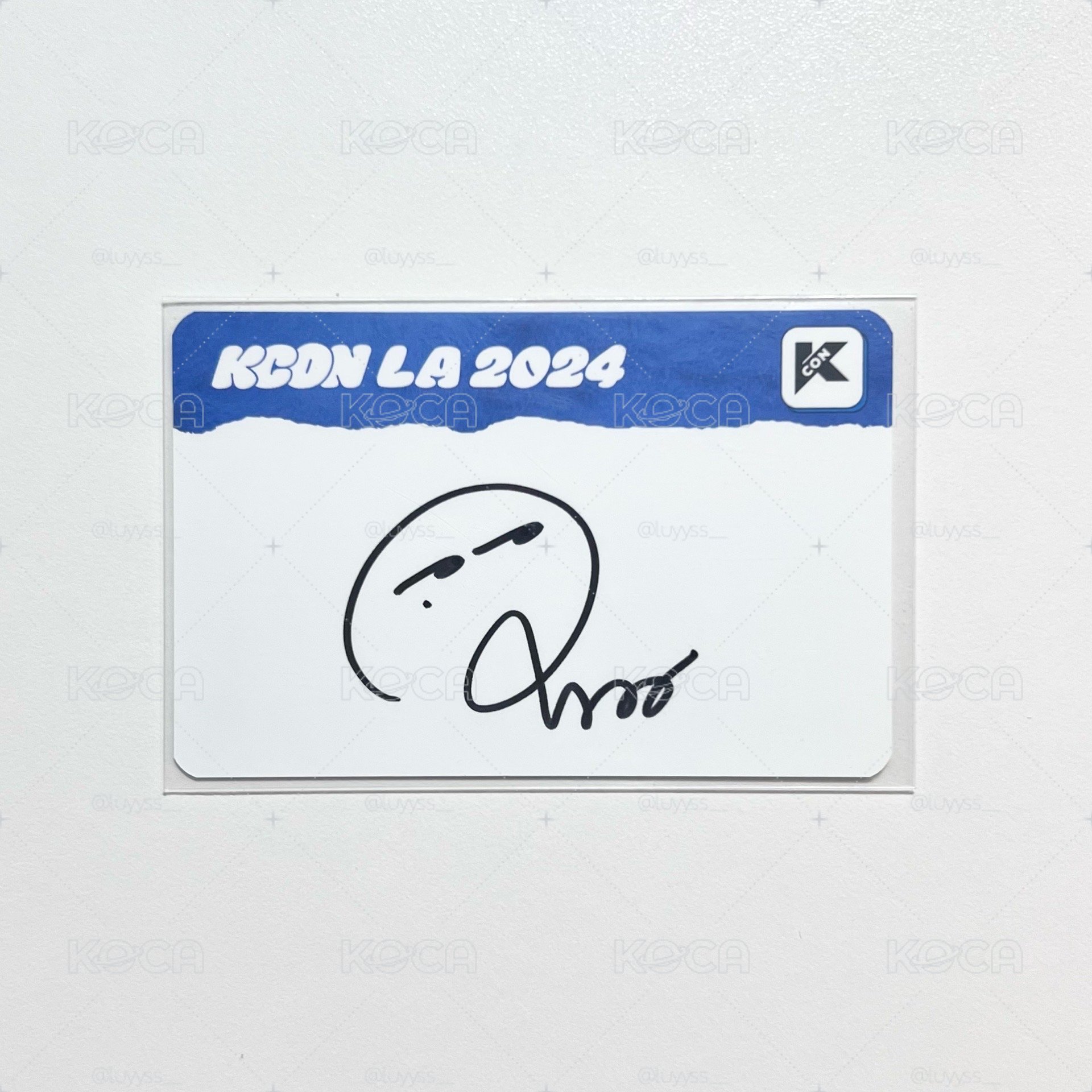 🦦常赫 Kcon la簽卡