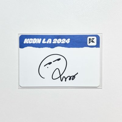 🦦常赫 Kcon la簽卡