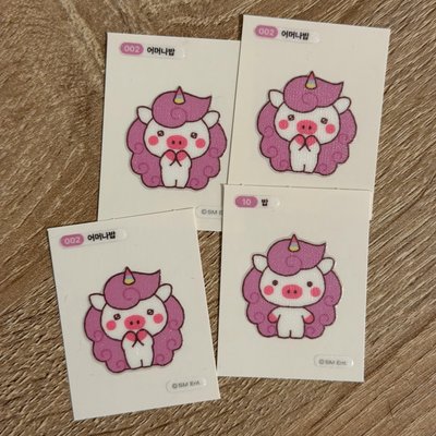 EXO 滿額貼紙